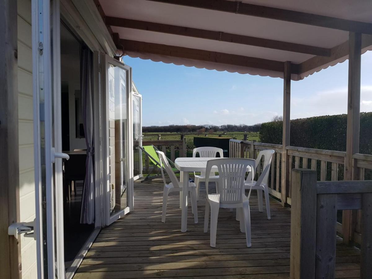 Mobile-home 100m plage Utah Mme SURGET Sainte-Marie-du-Mont  Extérieur photo
